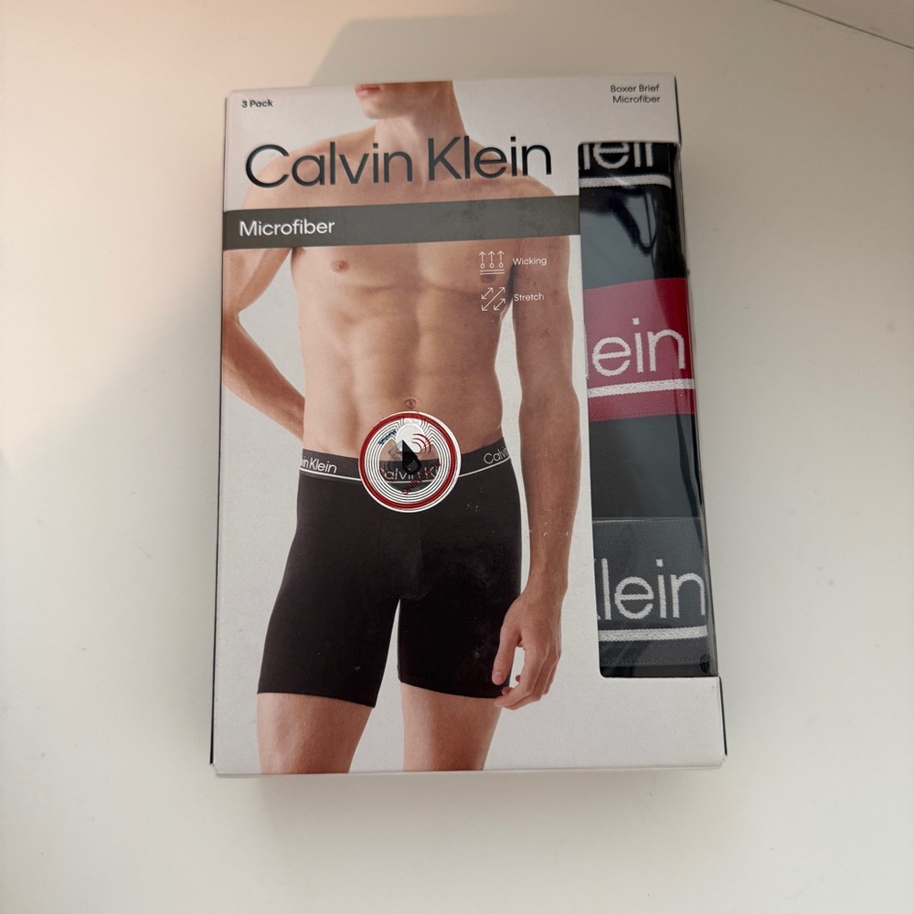 2 BOXES NWB Calvin Klein microfiber boxer briefs